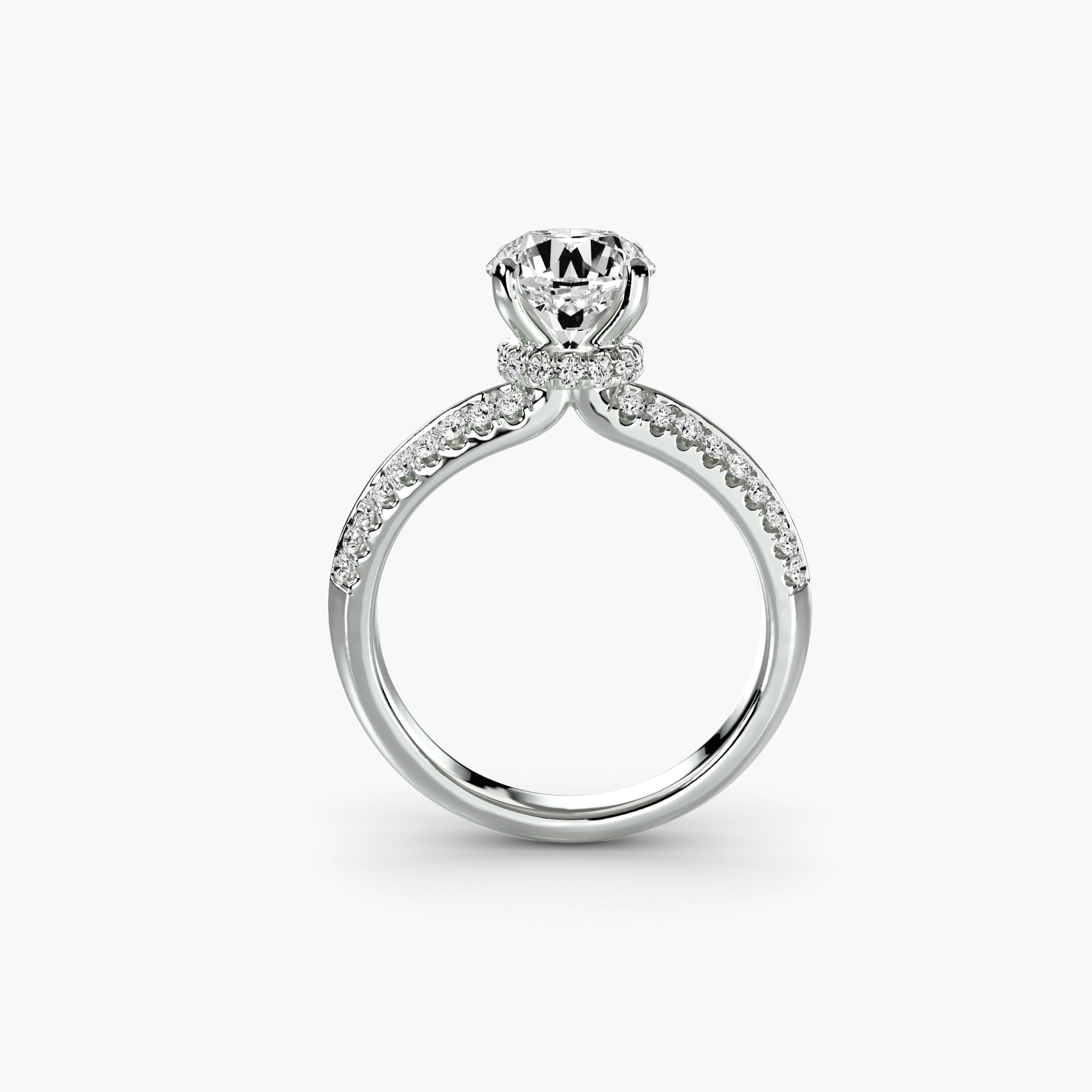 Solitaire with Pavé
